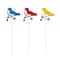 Glitzhome® 16" Metal Bird Welcome Yard Stake Set